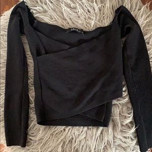 Akira Off The Shoulder Crop Top